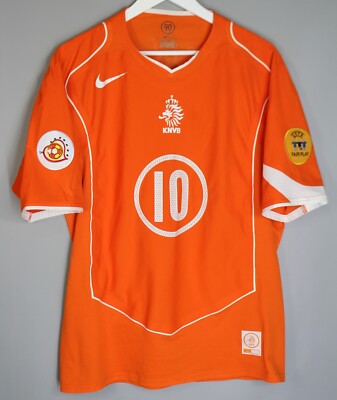 NETHERLAND HOLLAND 2004/2006 HOME PLAYER ISSUE SHIRT JERSEY