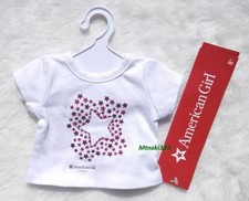 American Girl DENVER Star White Tee For Dolls Hanger COLORADO