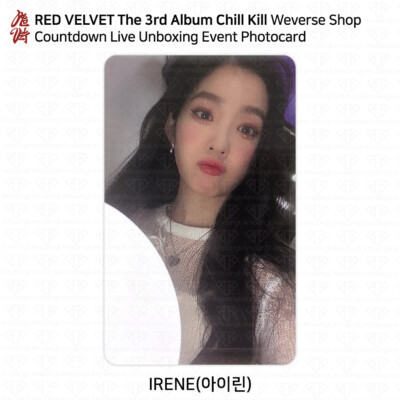 Red Velvet アイリーン chill kill unboxing トレカ Unboxing] Red Velvet ⟡ Chill Kill Official Merchandise