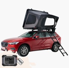 Aluminum Frame Pop Up Shell Roof Top Tent 55x79 2 Adults Rack Instant Set Up