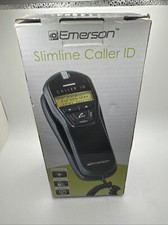 Emerson Slimline Caller ID Phone with Original Box  Manual EM2517 Large Buttons
