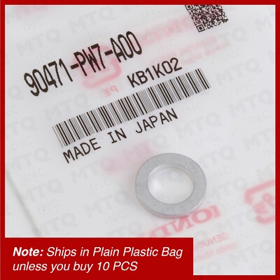 Genuine OEM Honda Acura Gasket Washer (10mm) 90471-PW7-A00 Plain