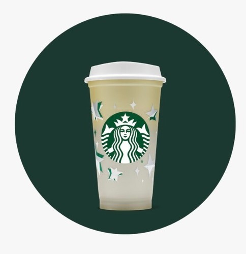 Neu 2023 Starbucks Weihnachten Urlaub Gold Farbwechsel Wiederverwendbar Heiß 16 Unzen Tasse - Bild 2 von 5
