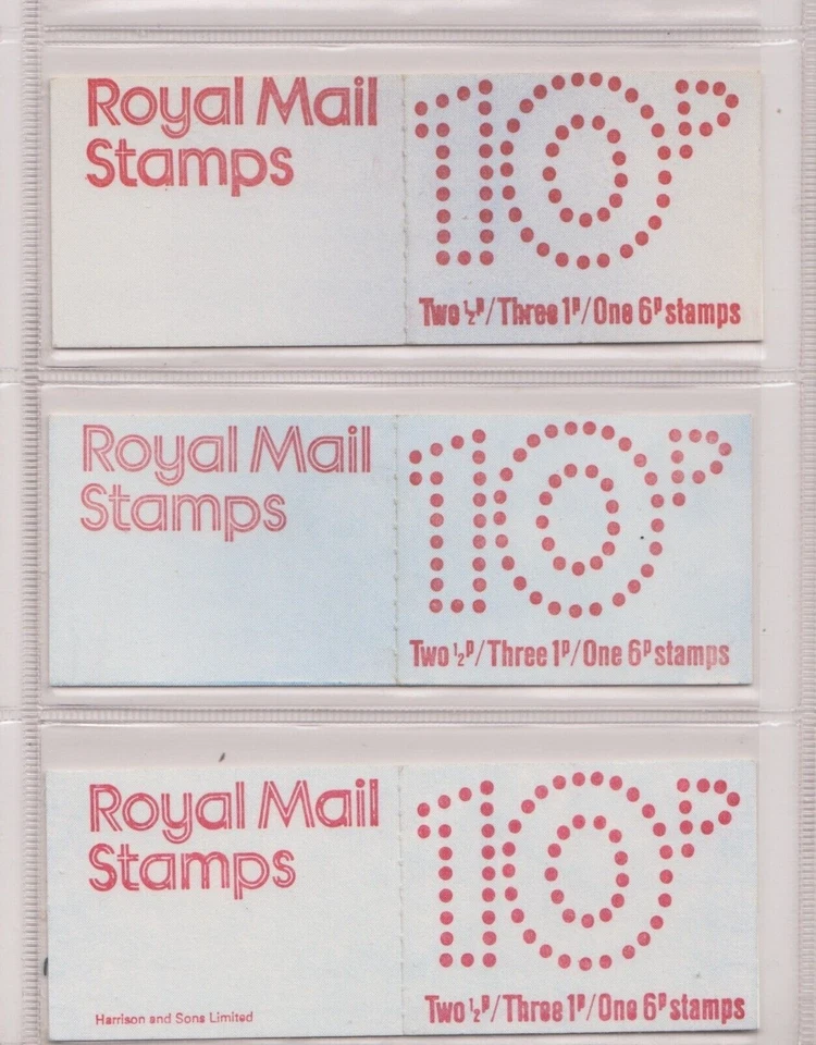 Folletos plegados GB 10p y 50p 1977-1984 FB1A-FB30 folletos individuales PRIMERA PARTE Foto 2 de 3