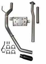 3" CatBack Exhaust Fits 09-14 Ford F150 4.6 5.0 5.4 w/ Flow Chaser Muffler Black