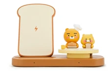 Kakao Friends 2in1 Wireless Charging Stand Bakery Ryan & Choonsik USB-Type C