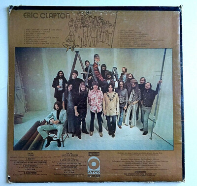 ERIC CLAPTON - Self Titled- Vinyl LP 1970 Atco SD 33-329 Original