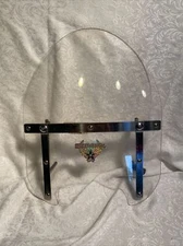 Vintage Harley Davidson Motorcycle Windshield Mount Brackets 18” Tall