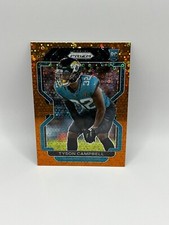 Tyson Campbell 2021 Panini Prizm RC #384 Orange Disco Prizm Jaguars Rookie Card