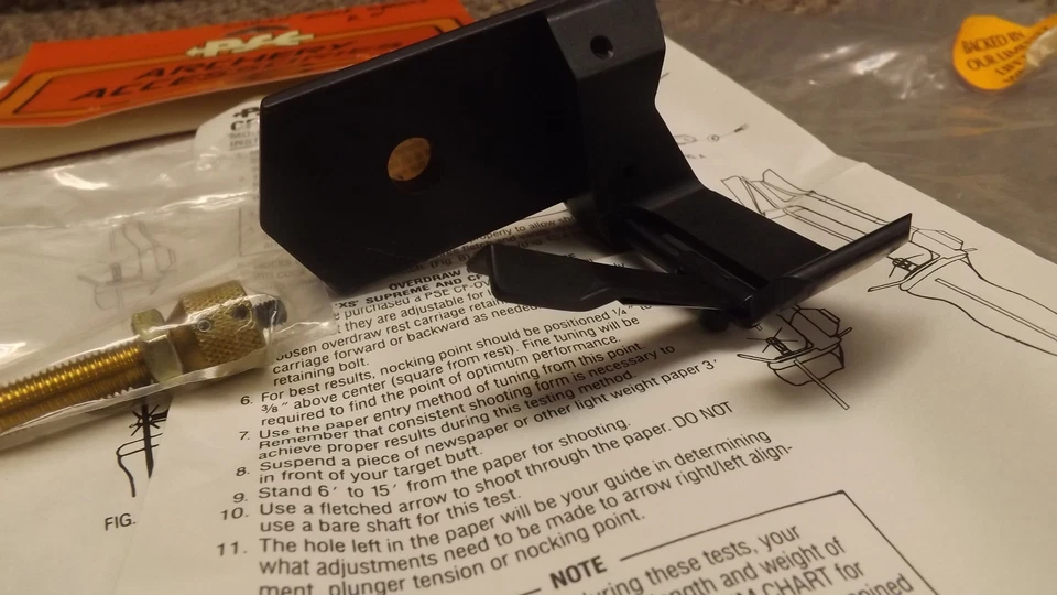 NEW PSE CF Cushion Hunter Supreme Arrow Rest 2360 Left Hand Flite Series Bow - Image 3 of 4