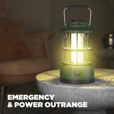 Outdoor LED Camping Light Lantern USB-C Rechargeable Tent Lamp Night Light Bulb