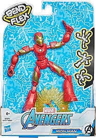 Avengers Beyblade Marvel Bend Flex Action 6 Iron Man Ages 4