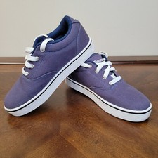 Heelys Launch Youth Blue Canvas Shoes Sneakers Size 6 770159