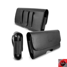 For CoolPad Legacy Premium Quality Leather Pouch Case Belt holster Clip Cover