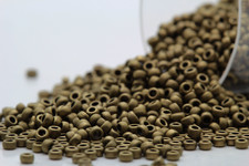 Miyuki Round Rocailles 15/0 Metallic Matte Bronze Seed Beads RR-2006