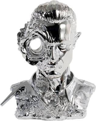 TERMINATOR 2~T-1000~LIQUID METAL VERSION~LIFE-SIZE ART MASK~LE