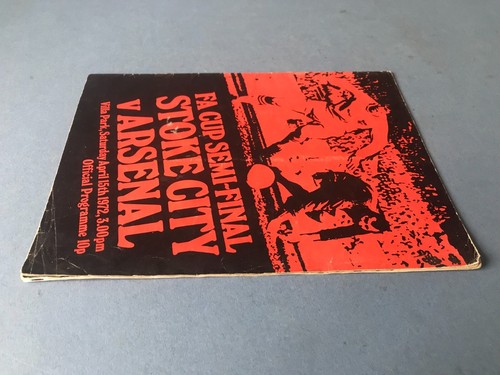 1972 FA Cup Semi Final Programme - Stoke City v Arsenal - Picture 3 of 5