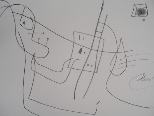 Joan Miro: ARTISTA Al Obra - Litografía Firmada - Imagen 4 de 6