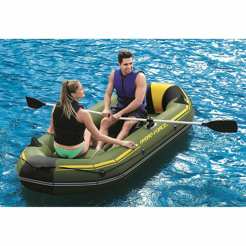 Sail Inflatable Raft Inflatable Sailboat! Bestway Hydro Force Marine Pro Raft with Sail Kit ...