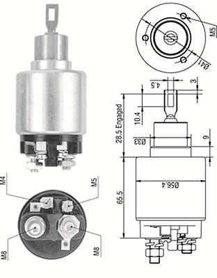SOLENOID SWITCH RELAY FOR BOSCH STARTER MOTOR FOR MERCEDES HOLDEN - Picture 1 of 1
