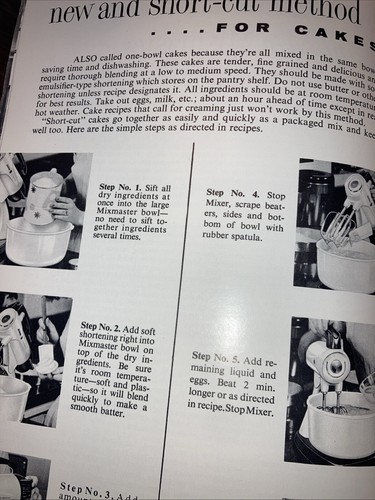 1958 Sunbeam " How to get the most out of your new mixmaster booklet" vintage - Picture 6 of 8