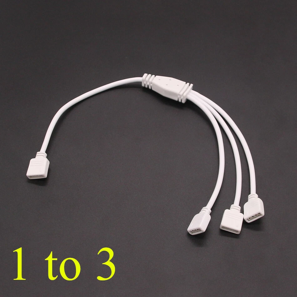 LED Strip Extension Cable Cord Splitter Connector 3528 5050 5630 RGB/W 4/5 Pin - Image 4 of 4