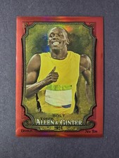 2024 Topps Allen & Ginter Chrome Usain Bolt Red /5 WOW 🔴