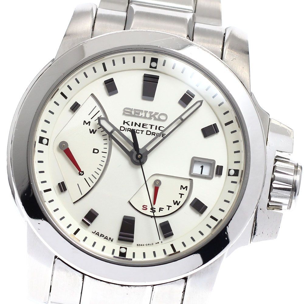 Silver Phoenix Auto Dial Quartz SAGG005 Used Seiko Kinetic Men’s Brightz - vintagewatches.pk