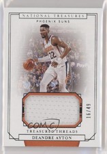 2019 Panini National Treasures Treasured Threads 16/49 DeAndre Ayton #TH-DAY 8em