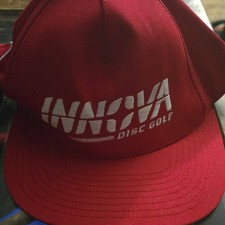 Innova Disc Golf Red White Men's Casual Baseball Cap Sports One Size