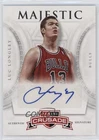 2012-13 Panini Crusade Majestic Signatures Luc Longley #83 Auto pu3
