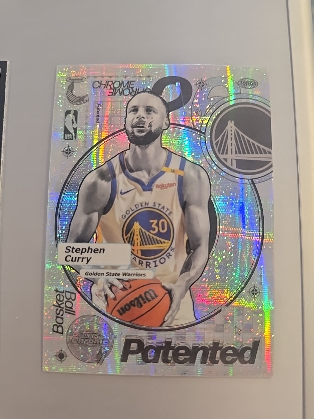 2025 Topps Chrome Patented Stephen Curry Case Hit SSP