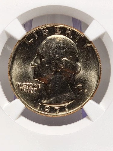 1971-D Washington Quarter NGC MS 65