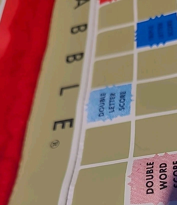 Vintage Itemation Inc. SCRABBLE Game Rug Mat Plush Shag Carpet Board RARE Red - Image 3 of 4