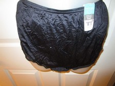VINTAGE VANITY FAIR BLACK PERFECTLY YOURS LACE BRIEF PANTIES SIZE 6 MEDIUM