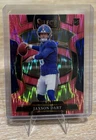 2025 Panini Select - Concourse Jaxson Dart #93 Pink Shock Prizm (RC) Giants