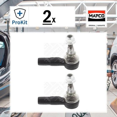 2x Mapco 52809 Spurstangenkopf Vorne, Links, Rechts für VW CRAFTER 30-50 Kasten
