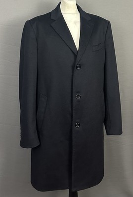 BAUMLER MANTEL - KASCHMIR & WOLLMISCHUNG Herren Größe IT 54 - 44'' Brustumfang 2XL XXL Bäumler