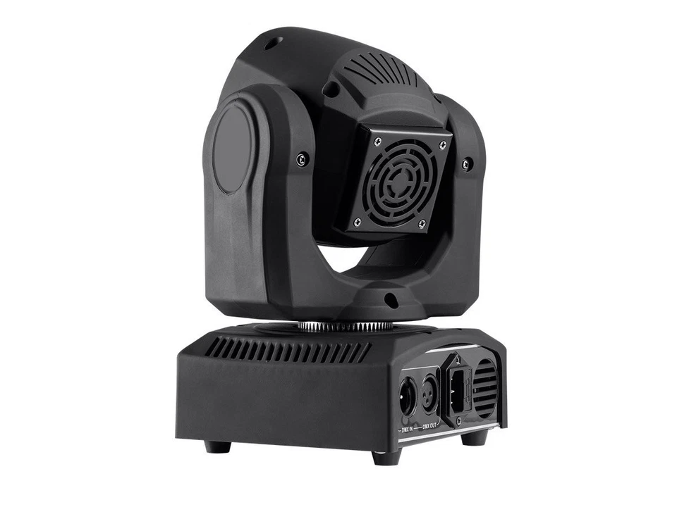 Monoprice Stage Beam LED Moving Head Light | w/ 7 Colors & Gobos plus Open, 30W - Image 3 of 4