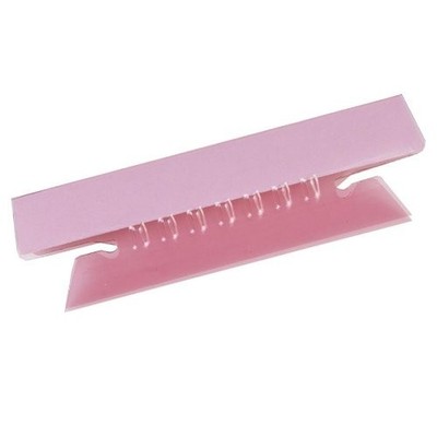 Esselte 4312PIN Plastic Hanging File Tabs 25 Pack Pink