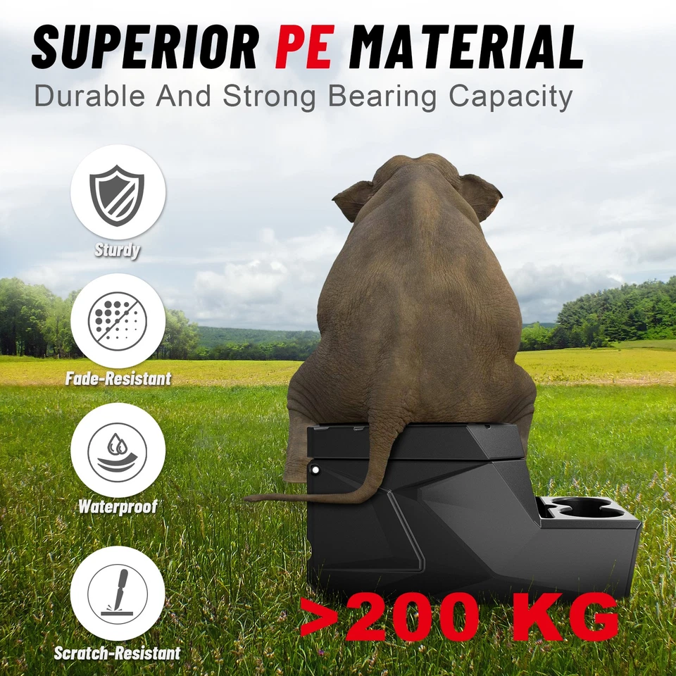 For Polaris Ranger 1000/ XP 1000/Crew XP 900/ 570 UTV Center Console Armrest Box - Imagem 4 de 4