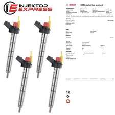 4x 0445118004 Einspritzdüse Injektor BMW F48 F20 F21 225d 13538514151 0445118016