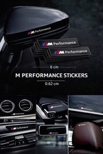 1x BMW M Performance Aufkleber Auto Sticker Logo ca. 6cm x 0,62cm