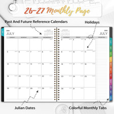 Appointment Book 2026-2027 - Planner 2026-2027, 9" X 11", July 2026 - June 20...