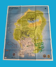 Steven Ogg +2 Cast Signed 18.25x28.75 GTA V Los Santos Insert Poster JSA COA