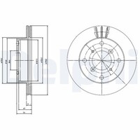 2X Bremsscheibe Vorderachse FüR Suzuki Subaru Swift II SchräGheck Stufenheck