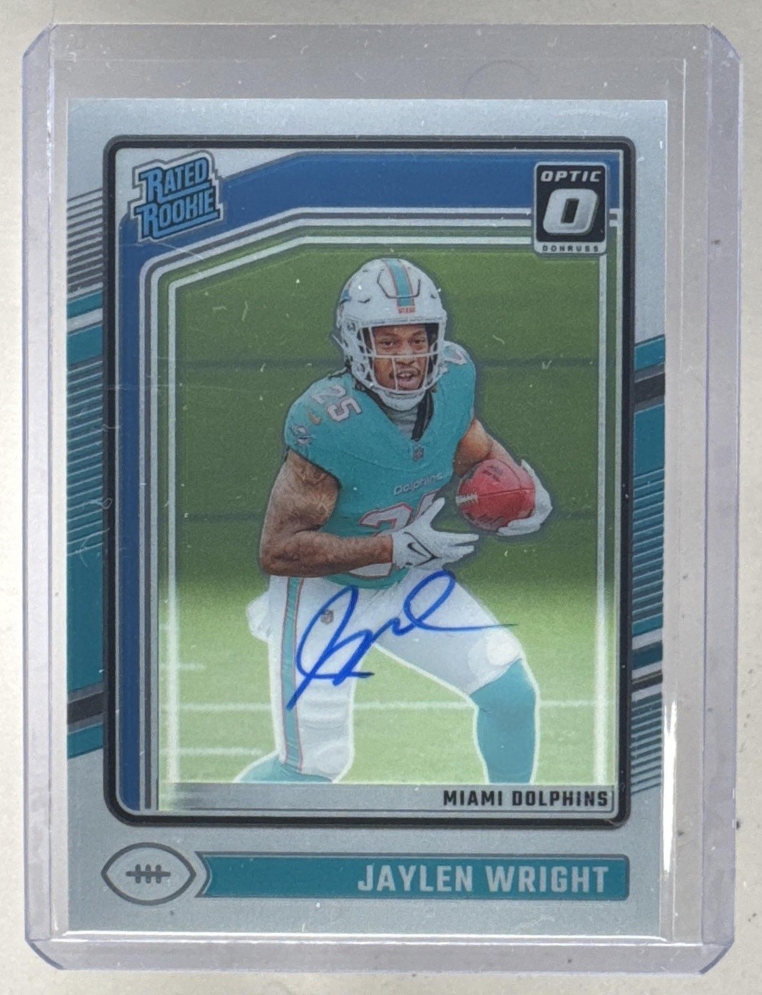 Jaylen Wright Panini Donruss Optic #249 Autograph