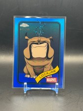 2025 Topps Chrome Marvel LOCKJAW #152 Blue Refractor (045) /299 RAW