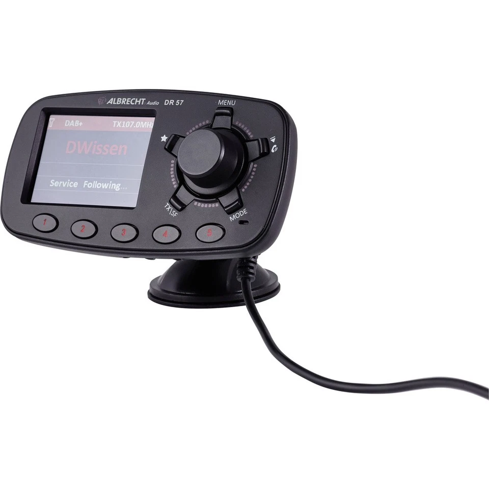 Albrecht DR57 DAB+ Empfänger Freisprechfunktion, Saugnapfhalterung - Bild 4 von 4