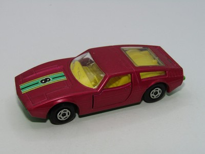 Matchbox Superfast 32B Maserati Bora SCHMALE 5 Speichen breite Sloträder